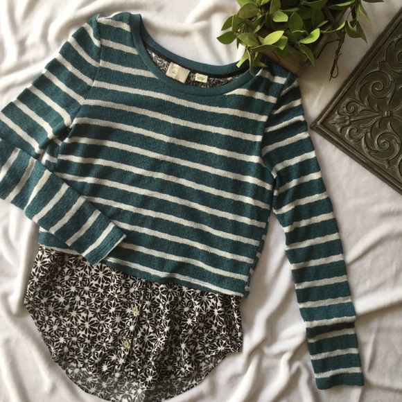 Anthropologie Sweaters - 🍏Host Pick🍏 Anthro Postcard Shirttail Sweater